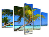 5-delna stenska poslikava BEACH PL011E50